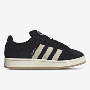 Adidas Campus Black with Cream Stripes